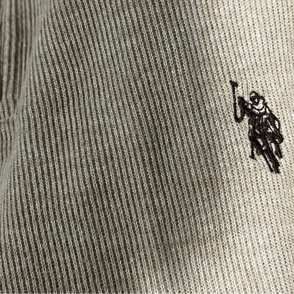 U.S. Polo Assassin Men’s Quarter Zip Sweater - Size Small - Picture 2 of 5